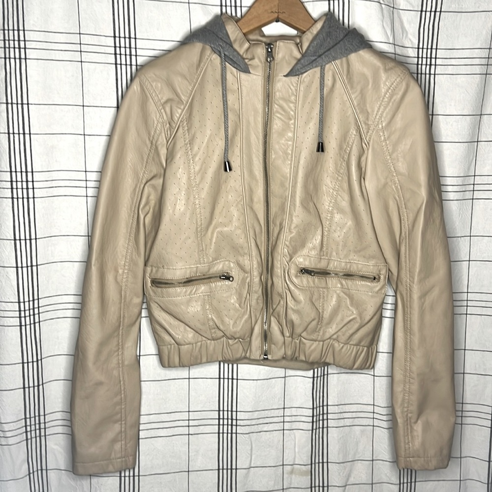 Miss London faux leather Jacket